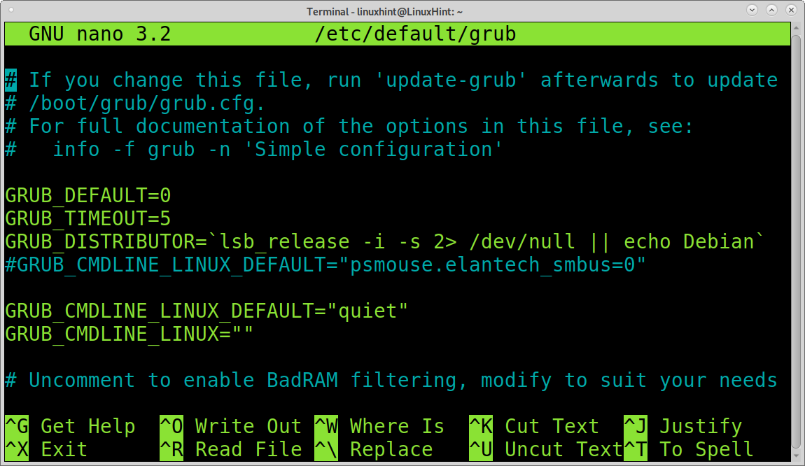 Change Grub Boot Order From Grub Command Line