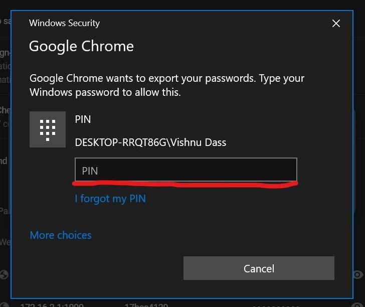 how to export google chrome passwords