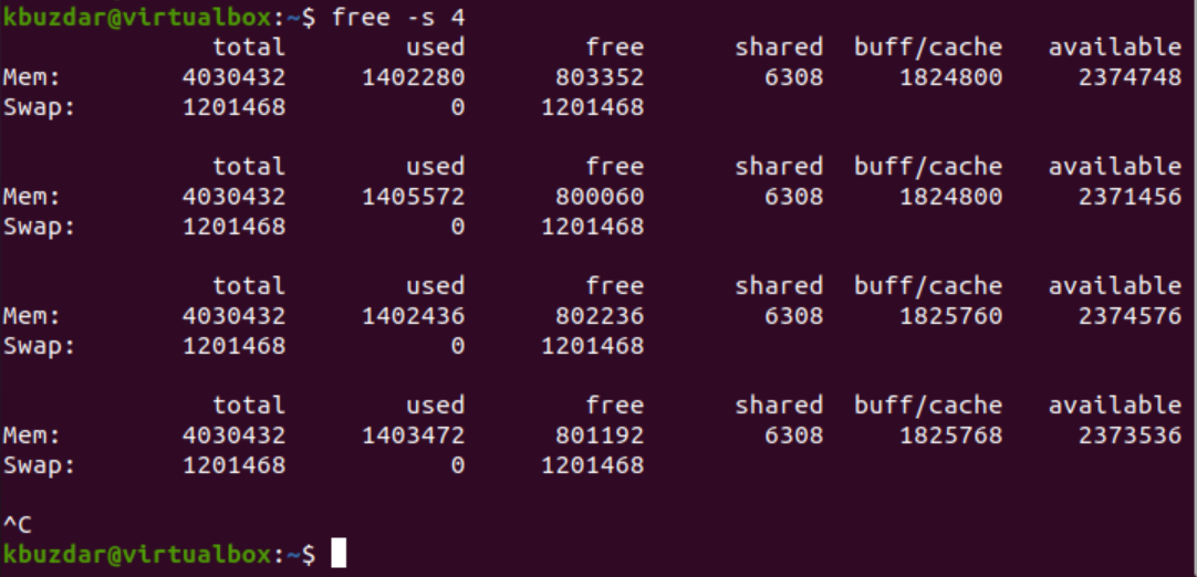 Ram commander. Команда vmstat. How to check Ram.