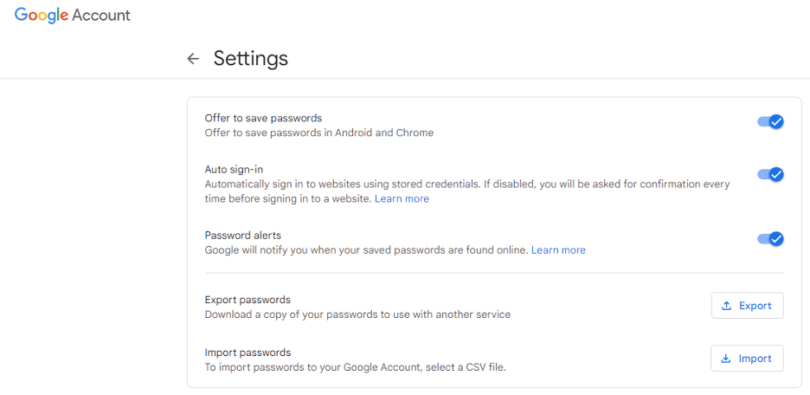 How To Import and Export Passwords in Google Chrome?