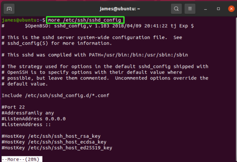 Linux more Command With Examples