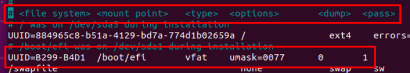 How to Understand an Entry in fstab in Linux