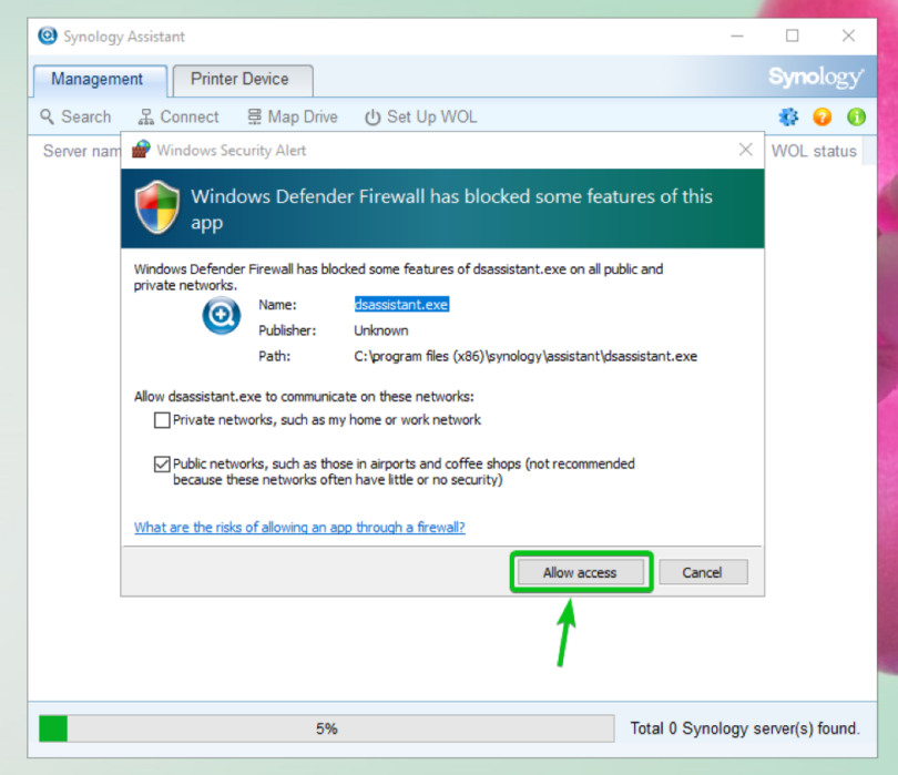 Synology Web Assistant synology assistant download windows 10