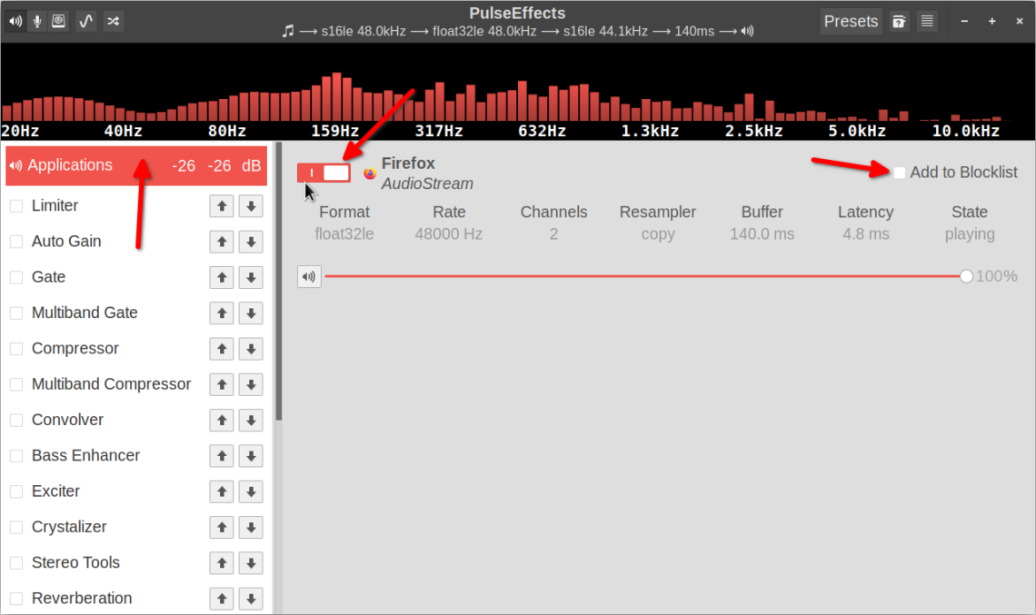 How to use PulseEffects Equalizer and Audio Enhancer in Linux