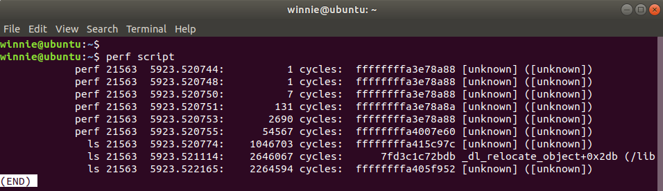 Linux Perf commands