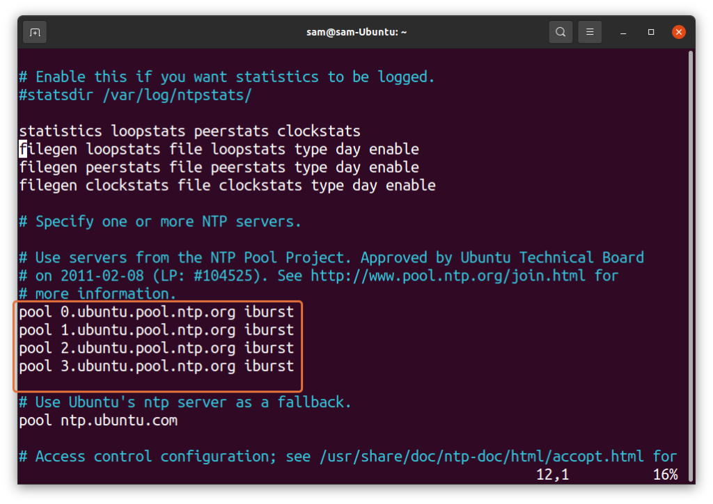 command-to-sync-time-with-ntp-server-in-linux