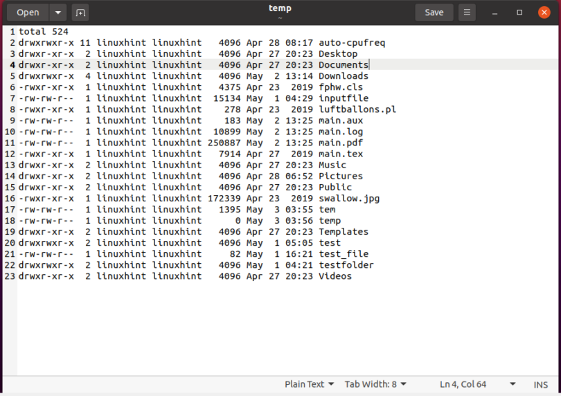 How Do You Pipe the Output of a Command to a File in Linux