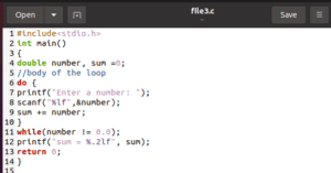 Do while in c