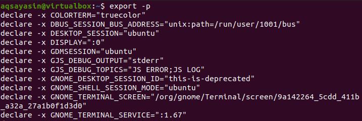 Linux export path не сохраняется