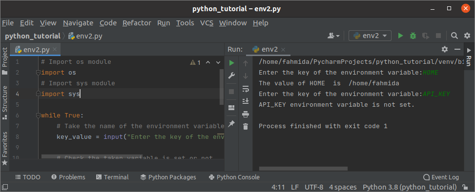 How To Get And Set Environment Variables In Python