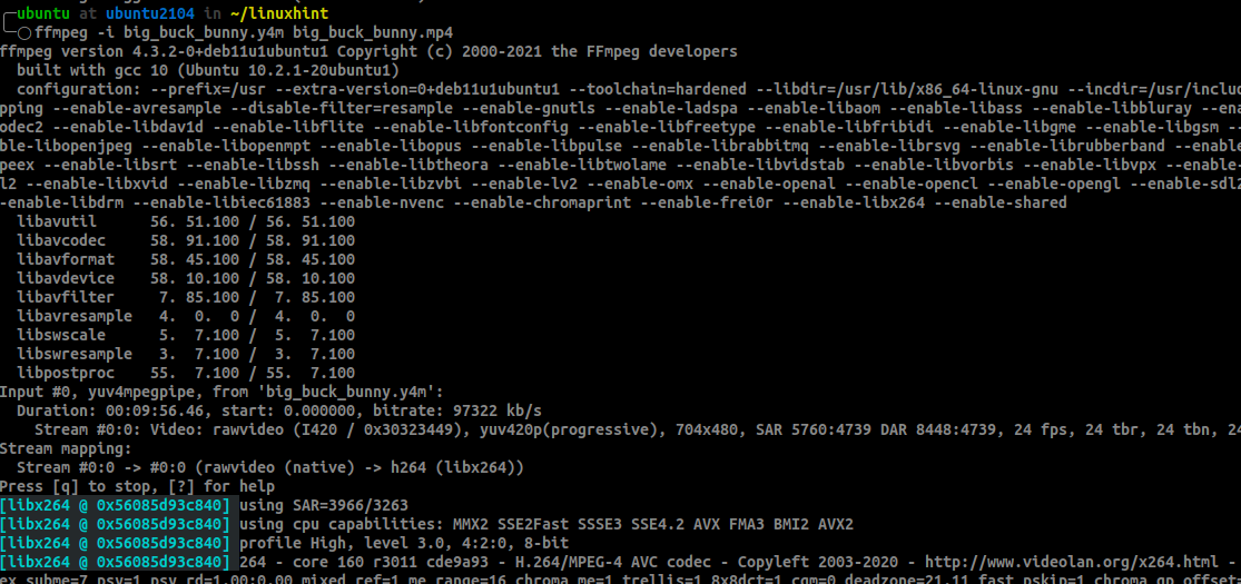 Ffmpeg linux