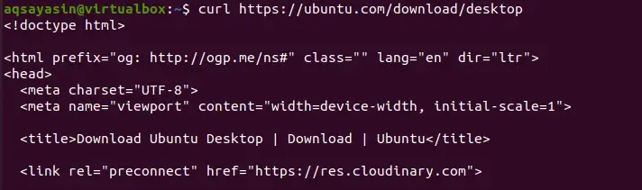 Linux Curl Command With Examples