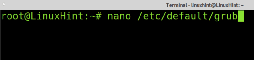 etc defaults grub