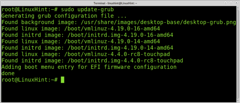 Change The Grub Boot Order In Debian Linux