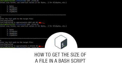 How To Get The Size Of A File In A Bash Script