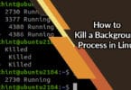 How to Kill a Background Process in Linux