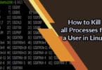 How to Kill all Processes for a User in Linux