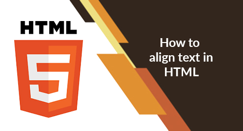 How to align text in HTML