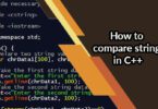 How to compare string in C++