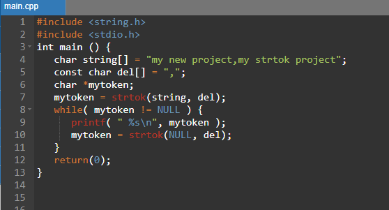 Strtok Function In C Linux Consultant