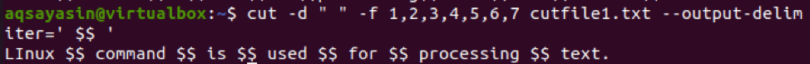 Bash Cut Command with Examples