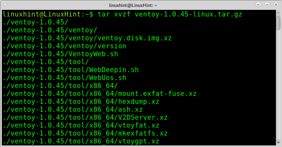 ventoy linux