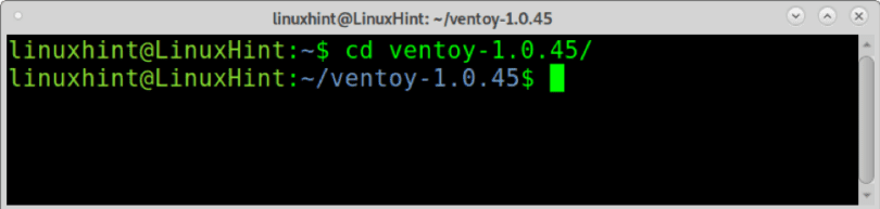 use ventoy in linux
