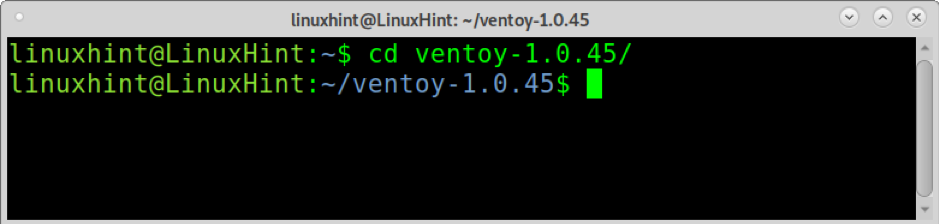 ventoy in linux