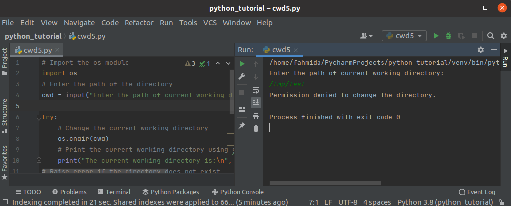 Change Working Directory Python Vs Code