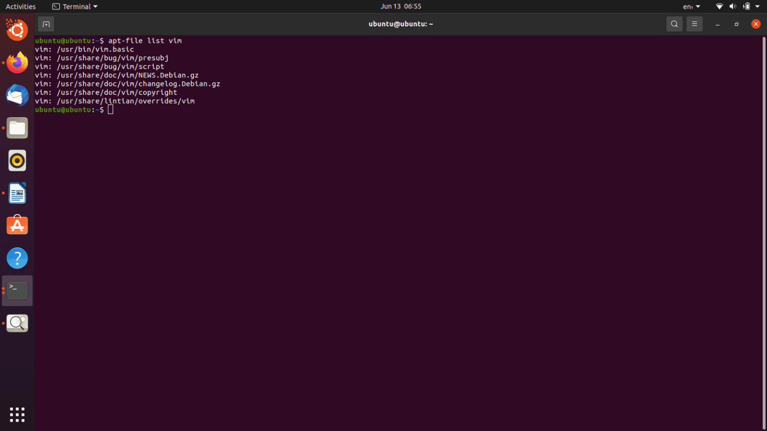 find file ubuntu