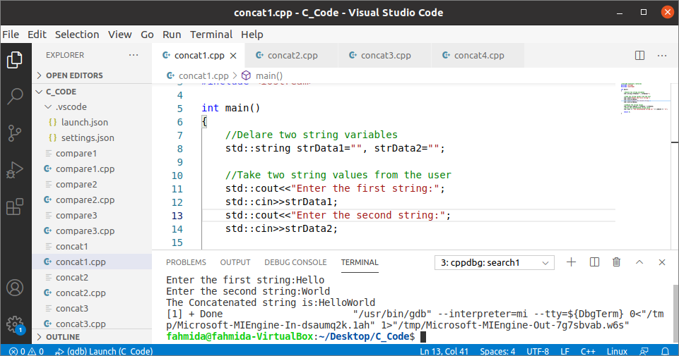 string-concatenation-in-c