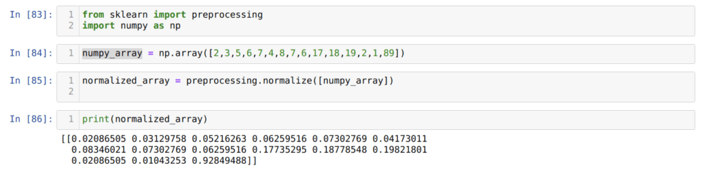 normalization-of-data-in-python