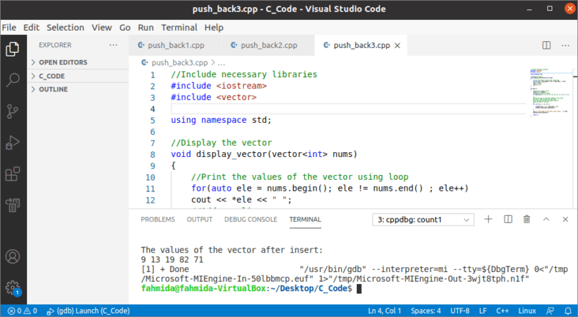 vector-push-back-function-in-c