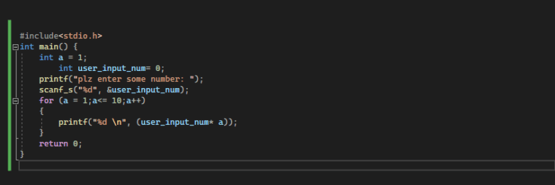 For Loop in C