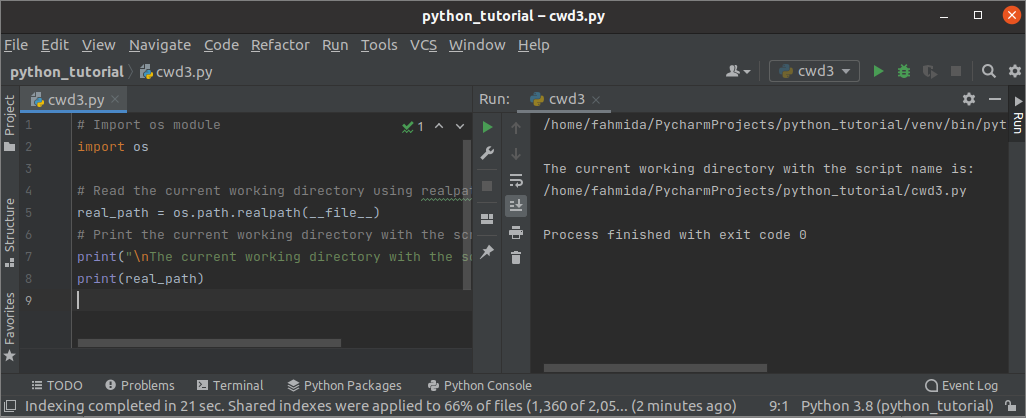 How To Get Current Working Directory In Python