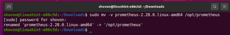 Prometheus установка и настройка ubuntu 20