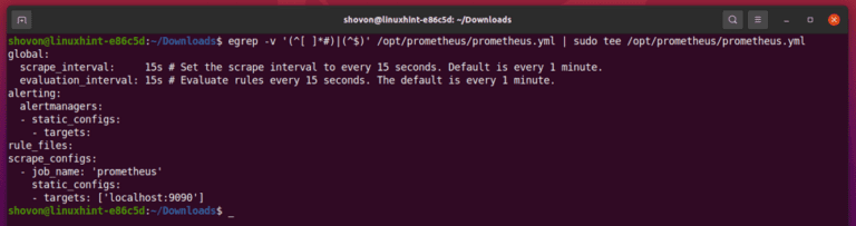 Prometheus установка и настройка ubuntu 20