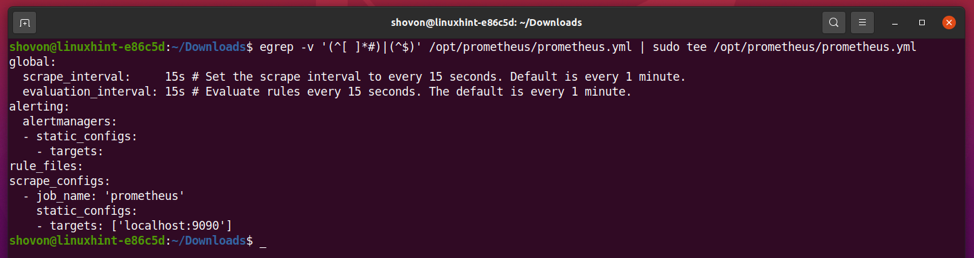 Prometheus установка и настройка ubuntu 20