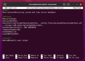 Prometheus установка и настройка ubuntu 20