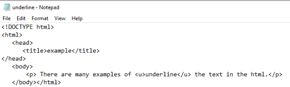 How To Create Underline Text In Html Design Talk