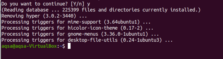 hyper terminal linux