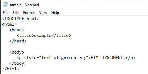 html text align left not working