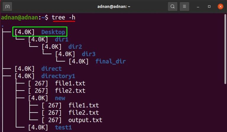 What is Tree Command in Ubuntu