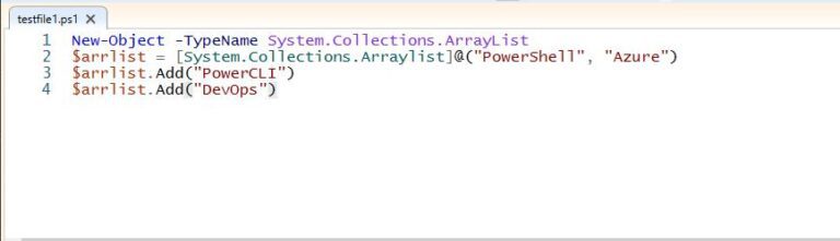 How To Use An Array Of Strings In Powershell 