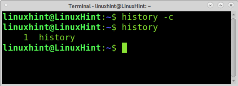 Delete history without a trace in Linux