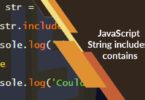 JavaScript String includes