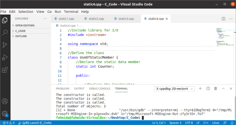 use-of-static-member-function-in-c