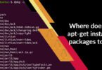 Where does apt-get install packages to?