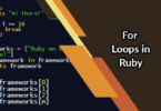 for loops in ruby