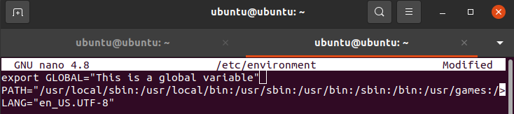 Linux Show Environment Variable Bash